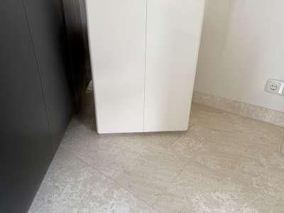 1 wandmeubel MDF beige gespoten., Huis en Inrichting, Kasten | Wandmeubels, Ophalen, 25 tot 50 cm, 200 cm of meer