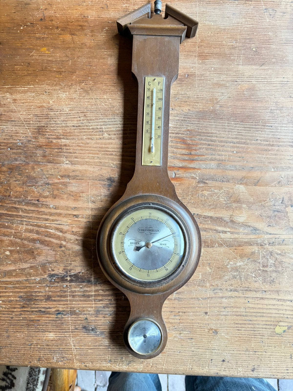 Antieke barometer, Ophalen, Gebruikt