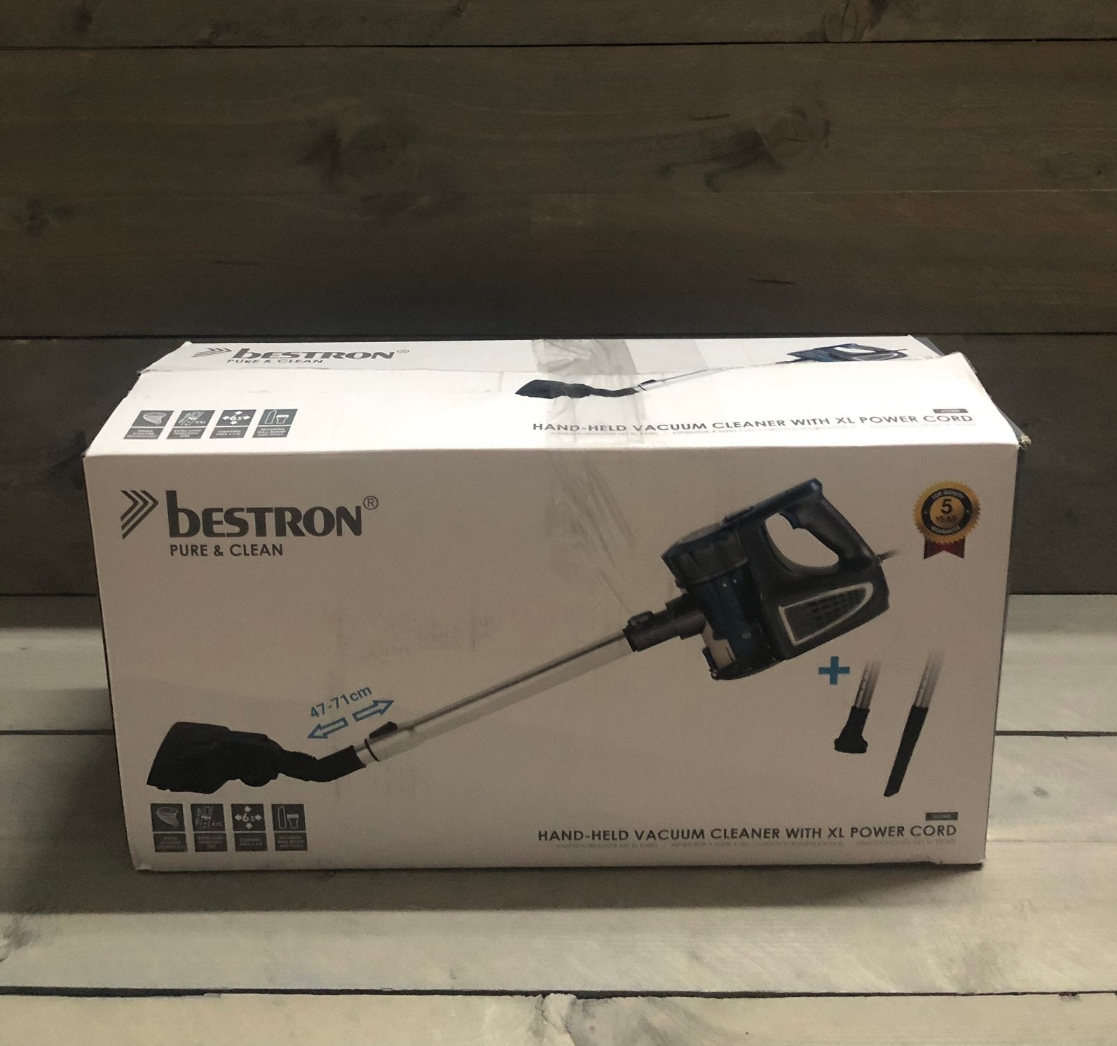 Bestron Steelstofzuiger - AVC800, Nieuw, Ophalen of Verzenden, Nvt, Nvt