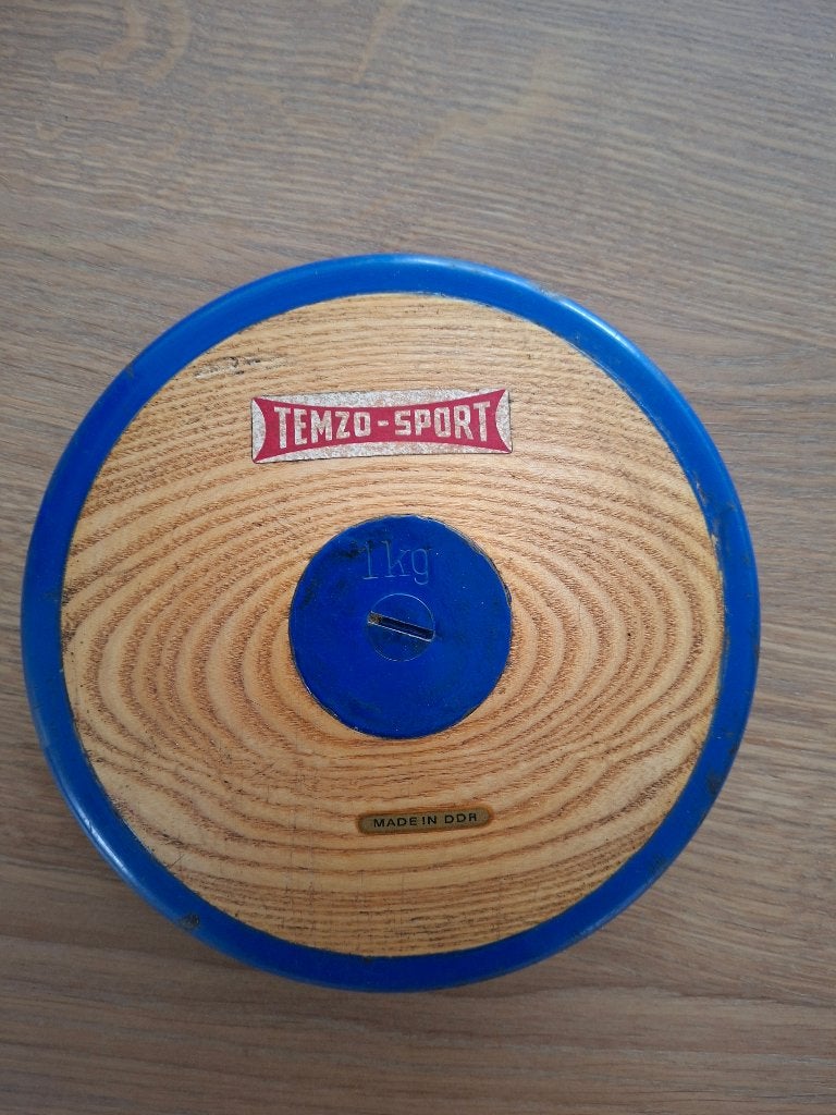 Vintage Rüger (C. Rüger) Discus - DDR - Originele doos, Verzamelen, Ophalen of Verzenden, Gebruikt