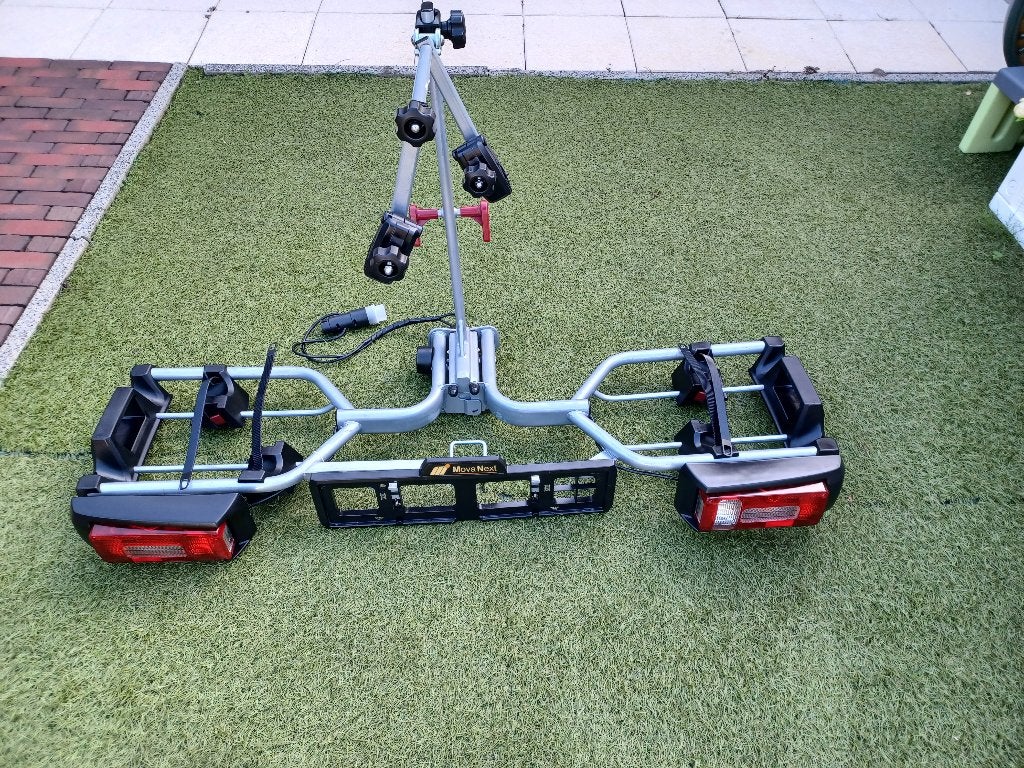 movanext m2 verto , fietsendrager , inklapbaar , e-bikes, Auto diversen, Ophalen, Gebruikt, Brede banden, 2 fietsen