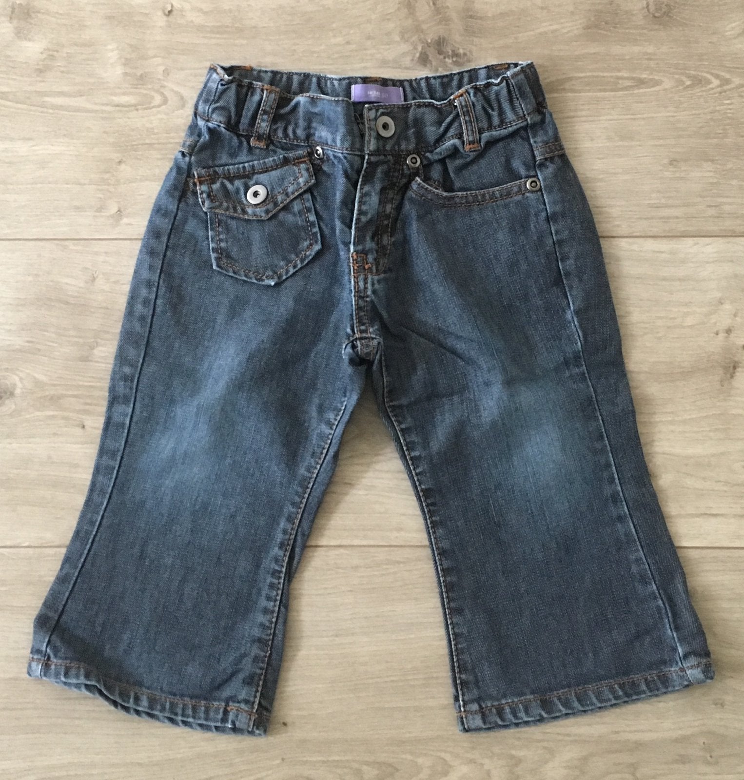 Meisjes spijkerbroekje HEMA maat 80, Kinderen en Baby's, Babykleding | Maat 80, Ophalen of Verzenden, Zo goed als nieuw, Meisje