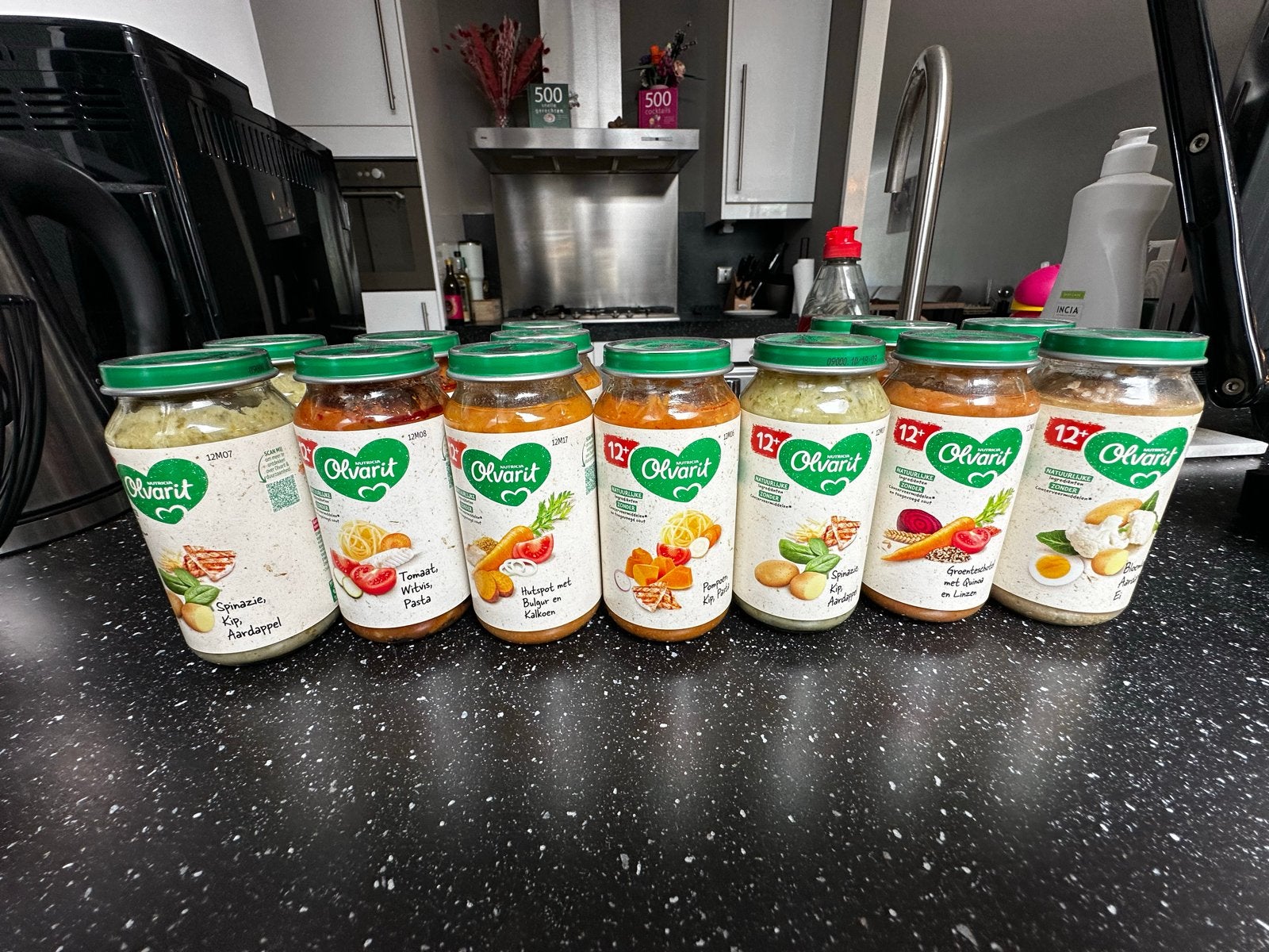 14 Olvarit potjes 12+ maanden, THT tot 08-2027 of langer, Ophalen, Nieuw, Overige typen, Overige merken