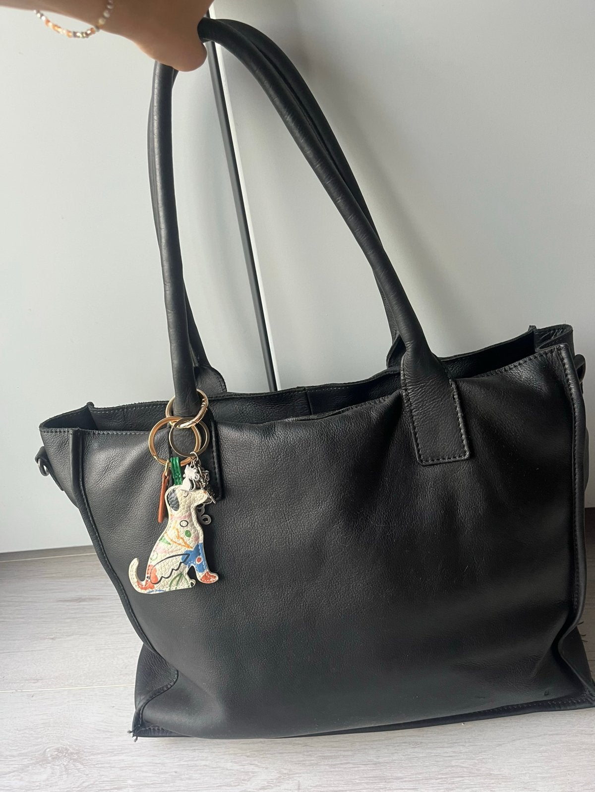 Manfield tas, Verzenden, Zo goed als nieuw, 30 cm of meer