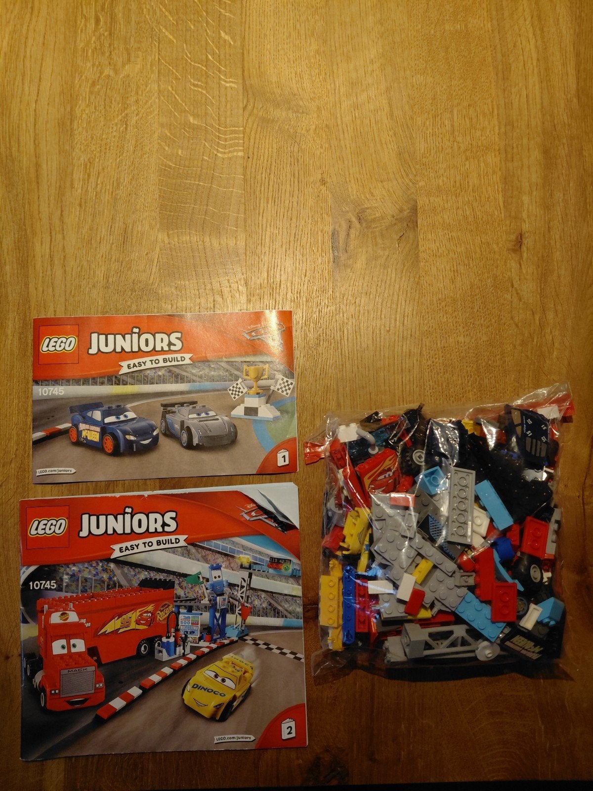 Lego Juniors 10745 Florida 500 Finale - Cars 3, Gebruikt, Overige thema's, Lego, Inclusief instructies