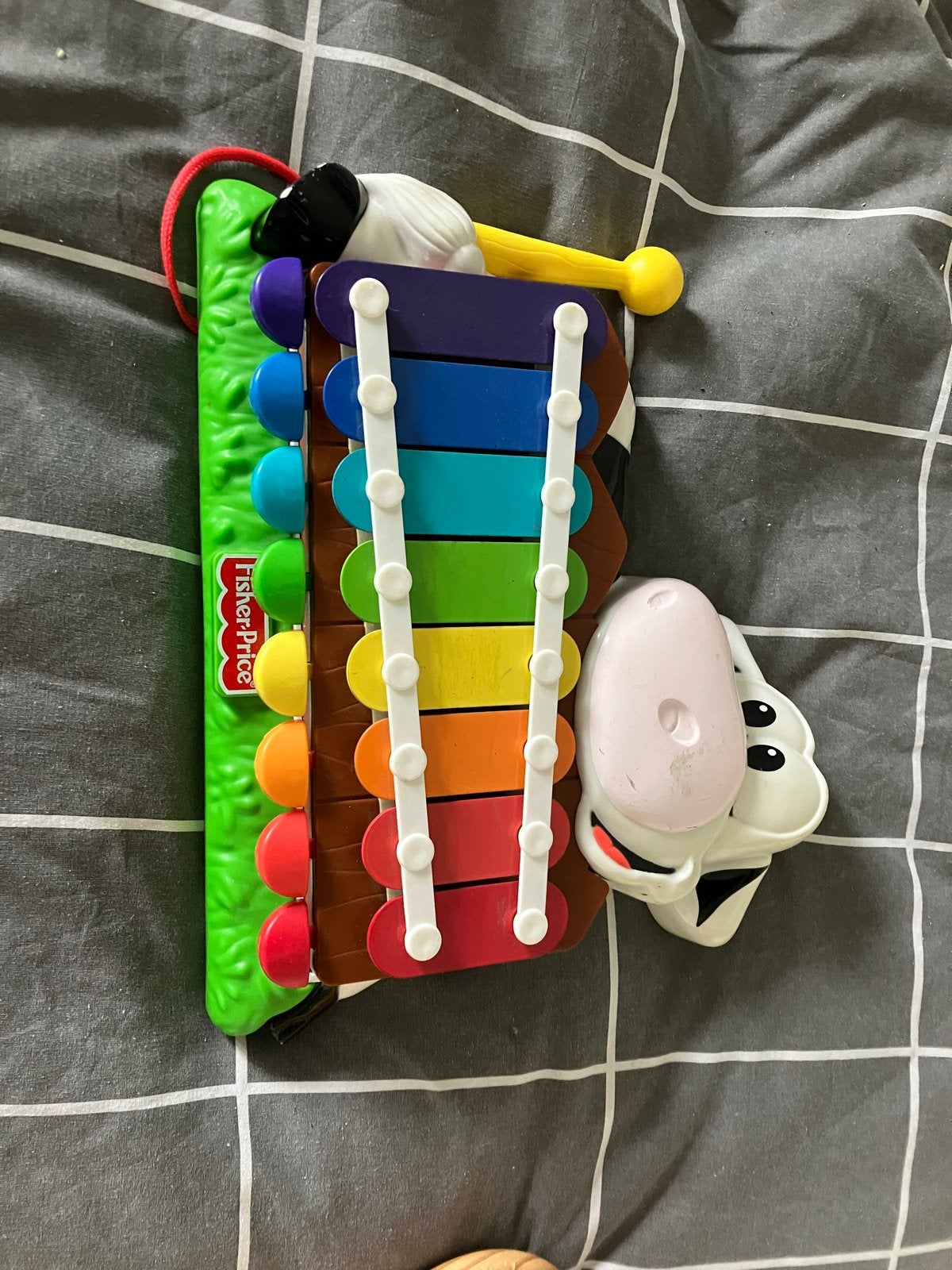 Fisher-Price Xylofoon Koe - Gebruikt met lichte beschadiging, Ophalen, Gebruikt, Overige typen, Met geluid
