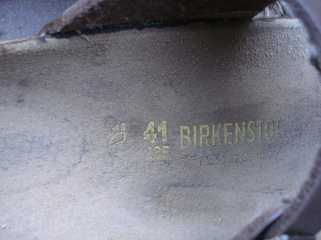 RAMSES BIRKENSTOCK BRUIN 41 NU GRATIS VERZENDING PER POST, Slippers, Bruin, Verzenden, Zo goed als nieuw