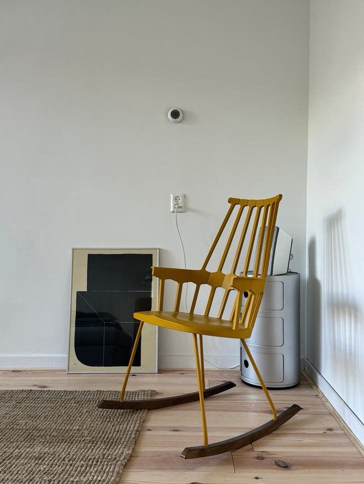 Design schommelstoel Comback van Kartell, Ophalen, Gebruikt, Overige kleuren, Hout