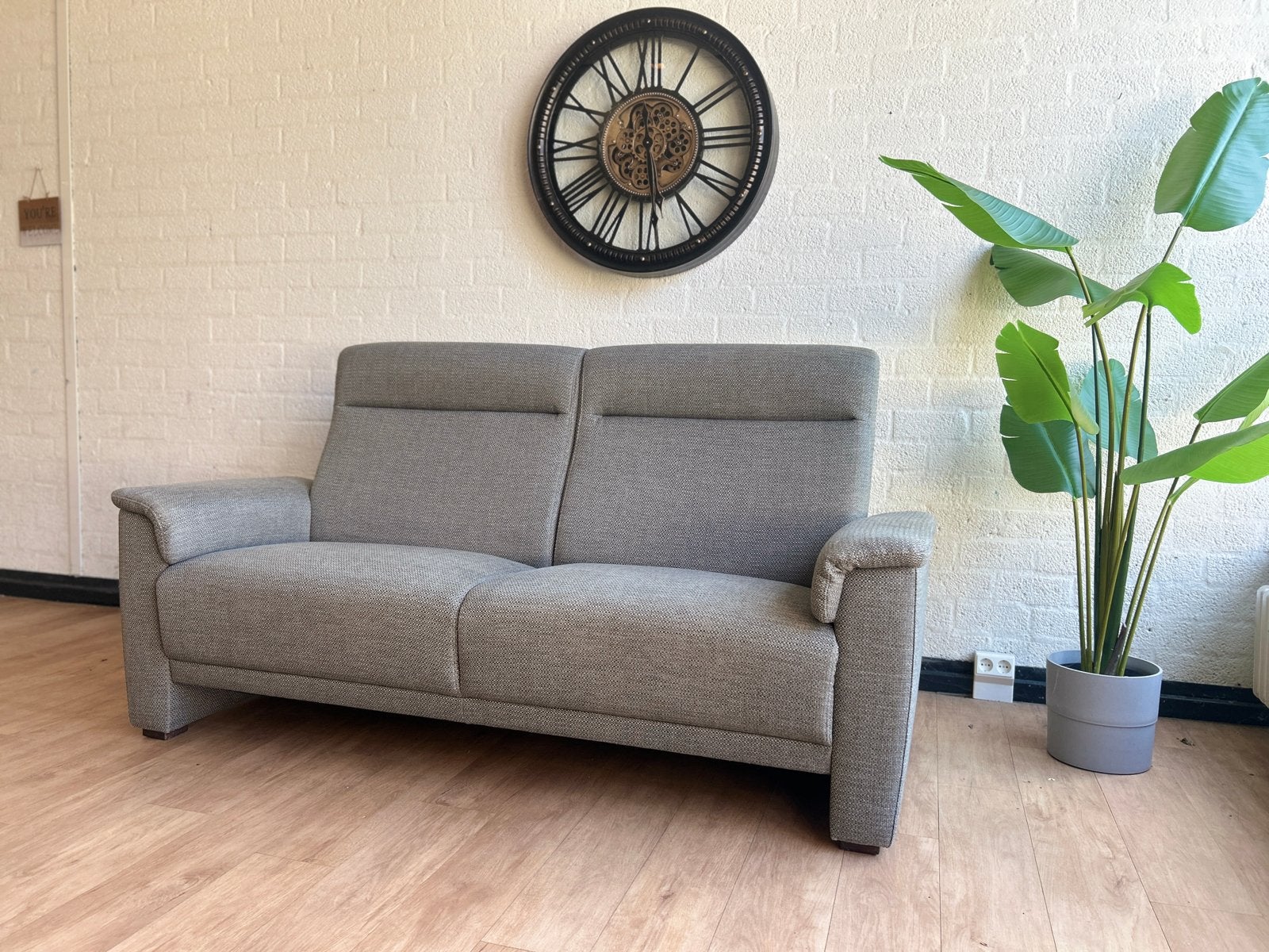 Luxe 2-zitsbank | Professioneel gereinigd | Direct beschikba, Ophalen of Verzenden, Zo goed als nieuw, Stof, Luxe