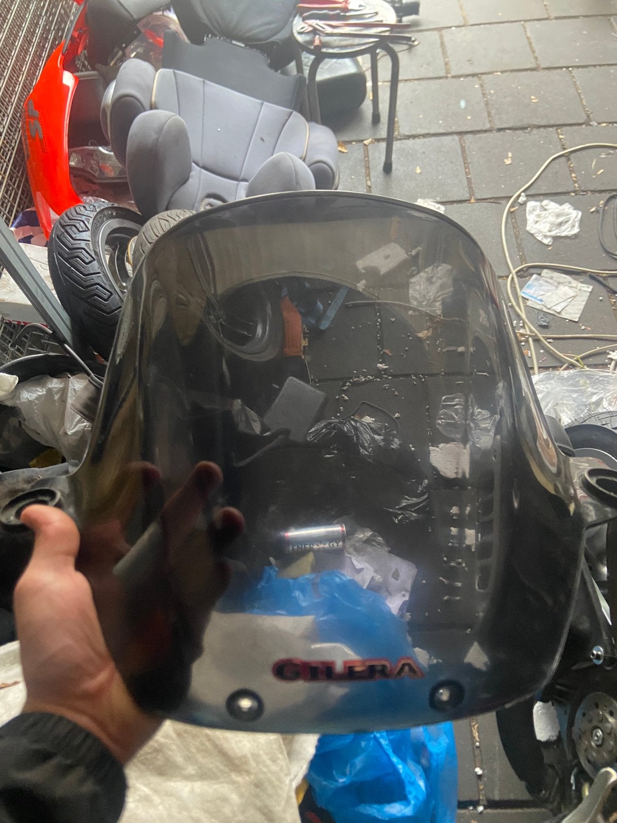 Gilera runner Windscherm als nieuw!, Ophalen of Verzenden, Nieuw