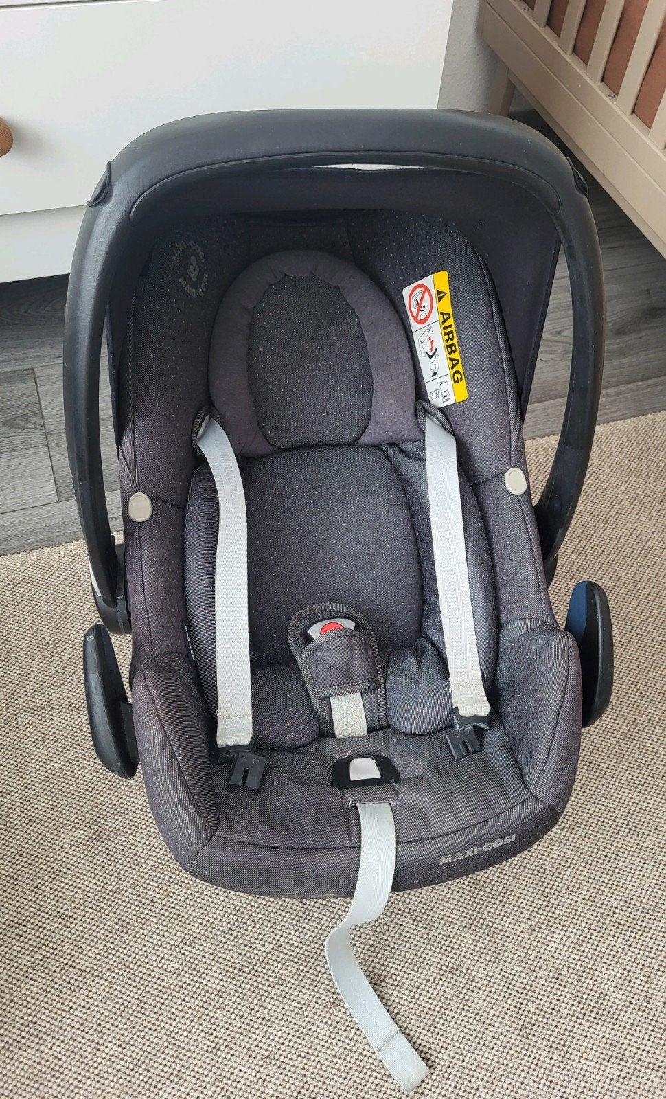 Maxi-Cosi Pebble Sparkling Grey, Ophalen, 0 t/m 13 kg, Maxi-Cosi, Gebruikt