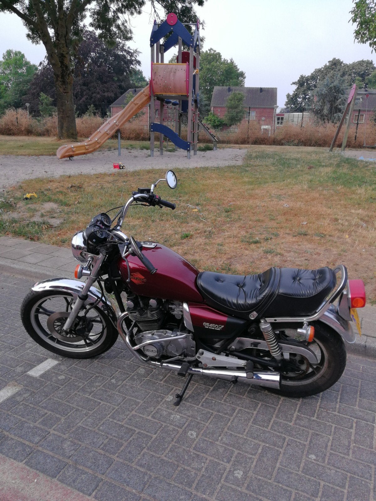 motoren motor oldtimer Suzuki gs 450 cc 1e eigenaar 18000 km, Ophalen of Verzenden