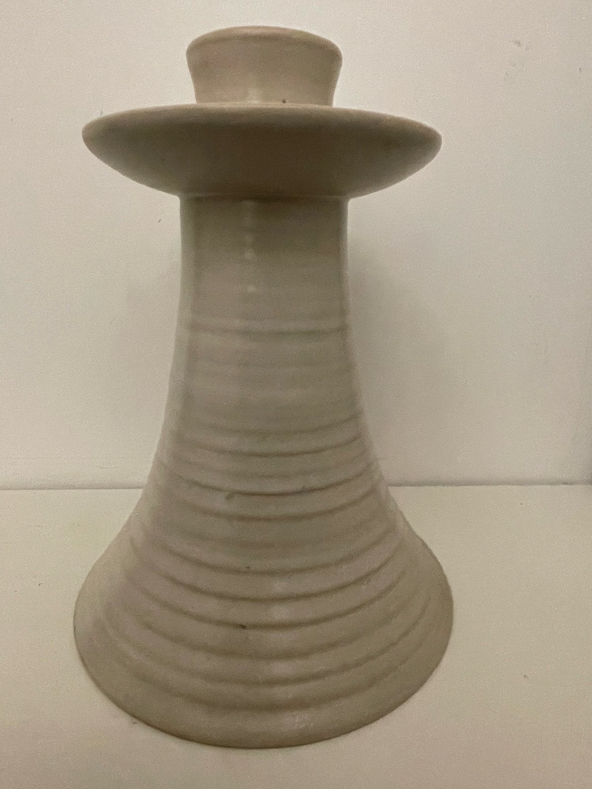 Keramiek XL kandelaar • Egbert Boonstra NL • 1970s • 2,1 kg, Antiek en Kunst, Ophalen of Verzenden, Keramiek of Aardewerk