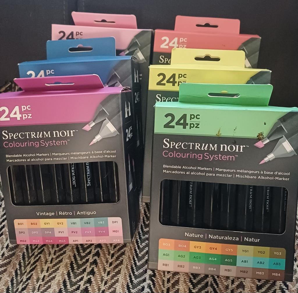 Spectrum noir Colouring System blendable alcohol markers, Hobby en Vrije tijd, Tekenen, Ophalen of Verzenden, Gebruikt, Potlood of Stift