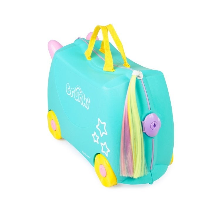 Trunki kinderkoffer Una unicorn, Hard kunststof, Slot, Info@hopsa.nl, Nieuw