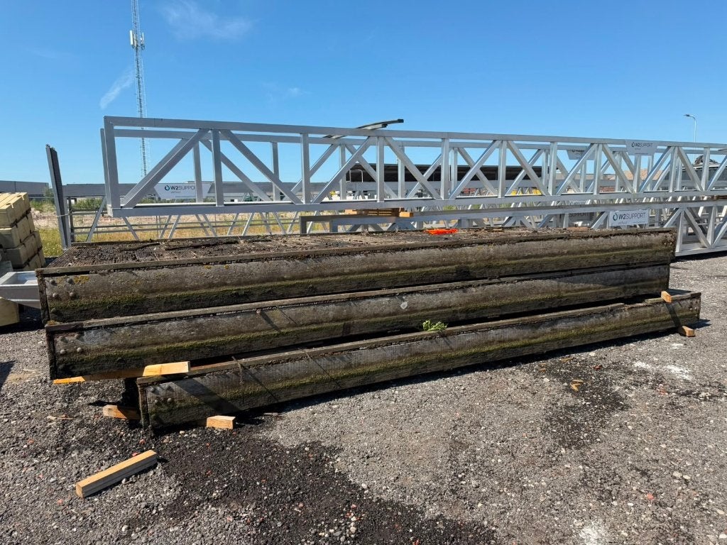 3x Gebruikte Drijvende Steiger 6x2,5m - Opknapper, Ophalen, Gebruikt, Hout
