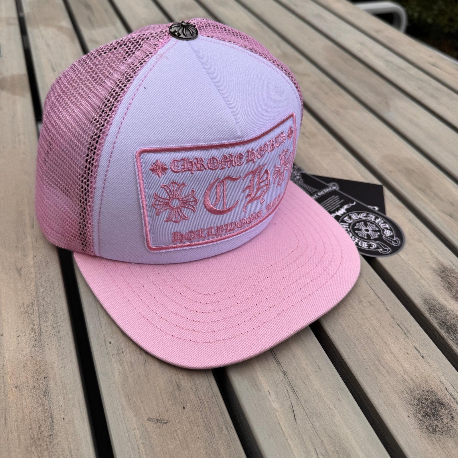 Chrome hearts pet | nieuw | roze, Kleding | Dames, Hoeden en Petten, Verzenden, Zo goed als nieuw, One size fits all
