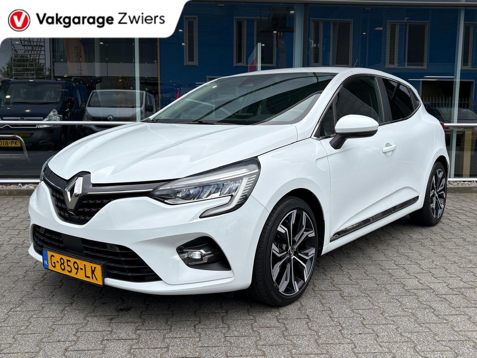 Renault Clio 1.0 TCe 101PK Intens | Full-Led | ClimaTronic |, 101 pk, Gebruikt, 580 kg, Leder en Stof