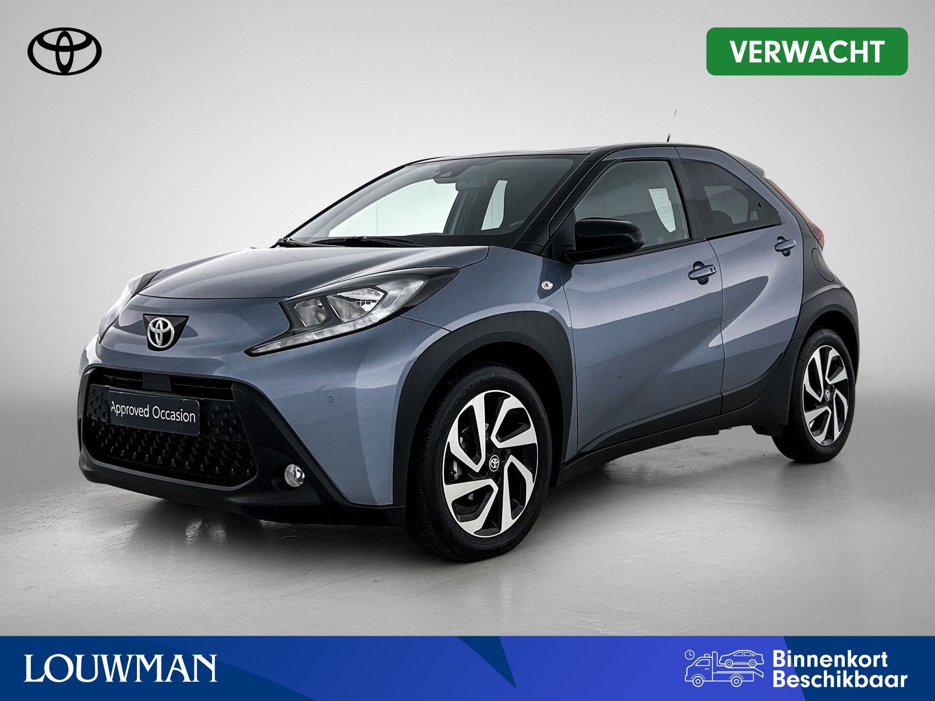 Toyota Aygo X 1.0 VVT-i S-CVT Pulse + | BTW Voertuig | Parke, 12 maanden, Stof, Gebruikt, Zwart