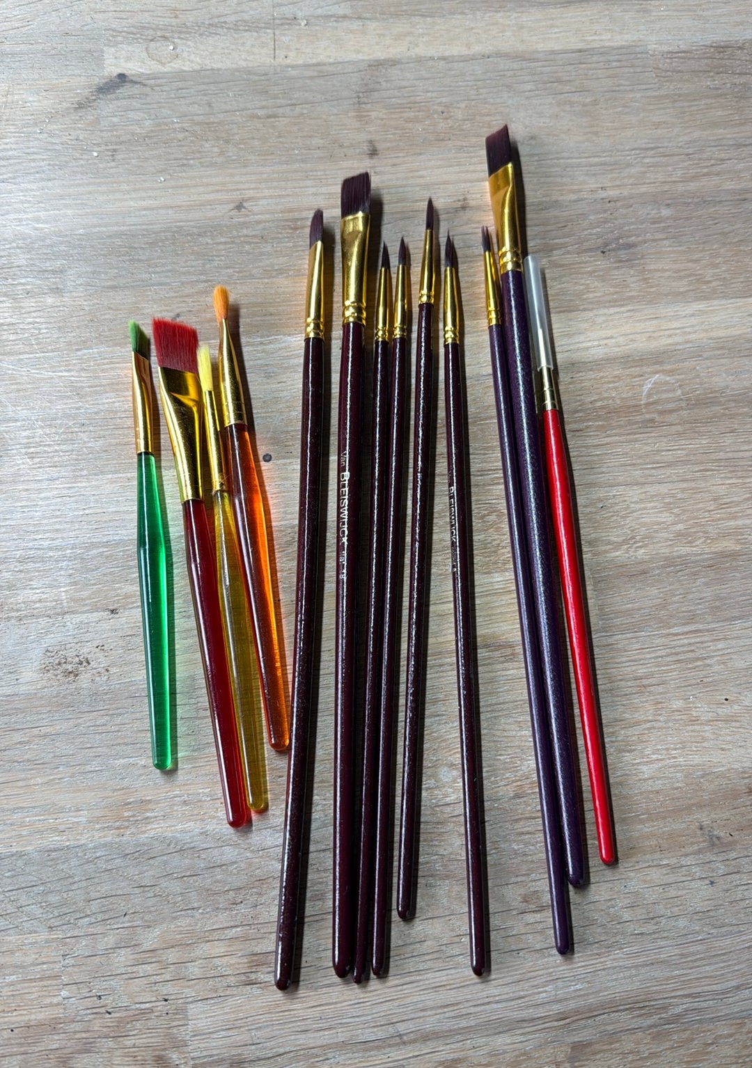 Penselen set, Ophalen of Verzenden, Zo goed als nieuw