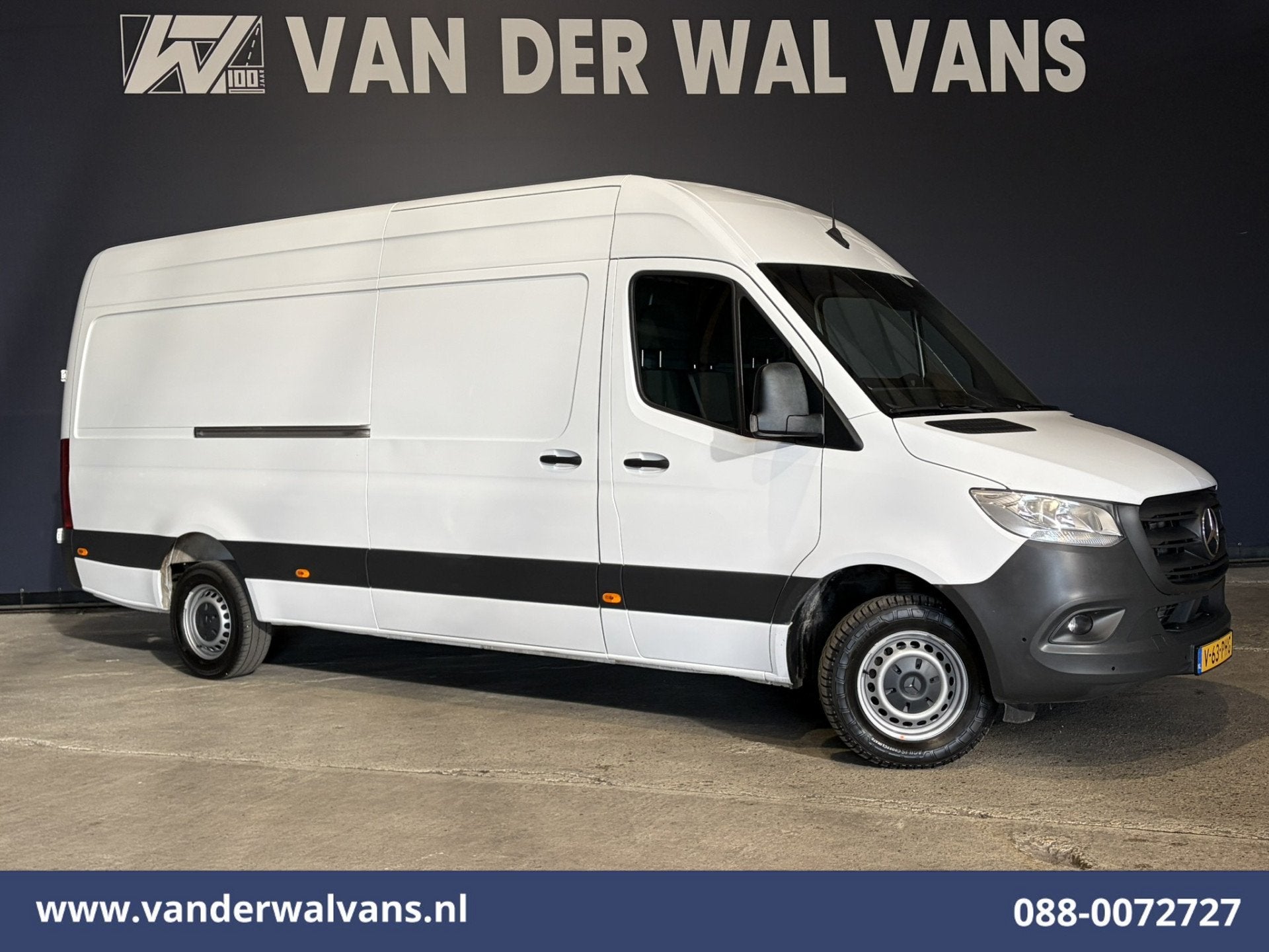 Mercedes-Benz Sprinter 317 CDI 170pk L3H2 Euro6 Airco | Came, Gebruikt, 2000 kg, Wit, Bedrijf
