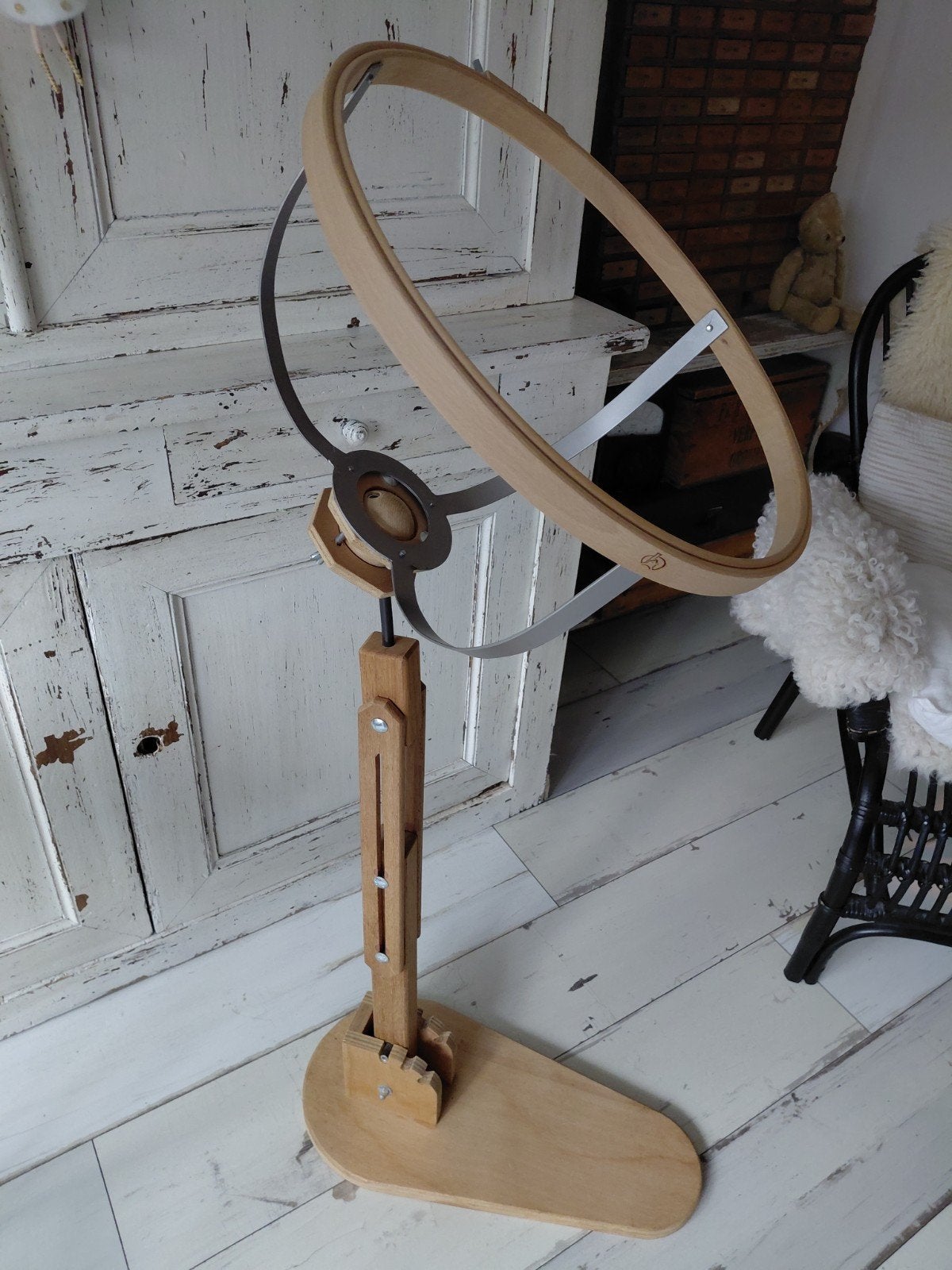 Quiltring op voet+rand quiltring., Hobby en Vrije tijd, Ophalen of Verzenden