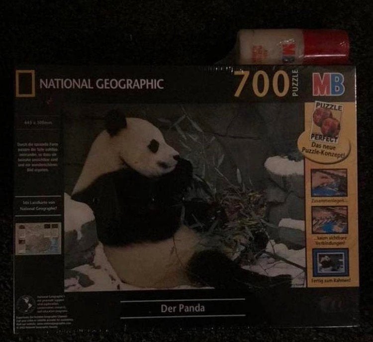 panda puzzel van national geographic, Ophalen of Verzenden, 500 t/m 1500 stukjes, Nieuw, Legpuzzel