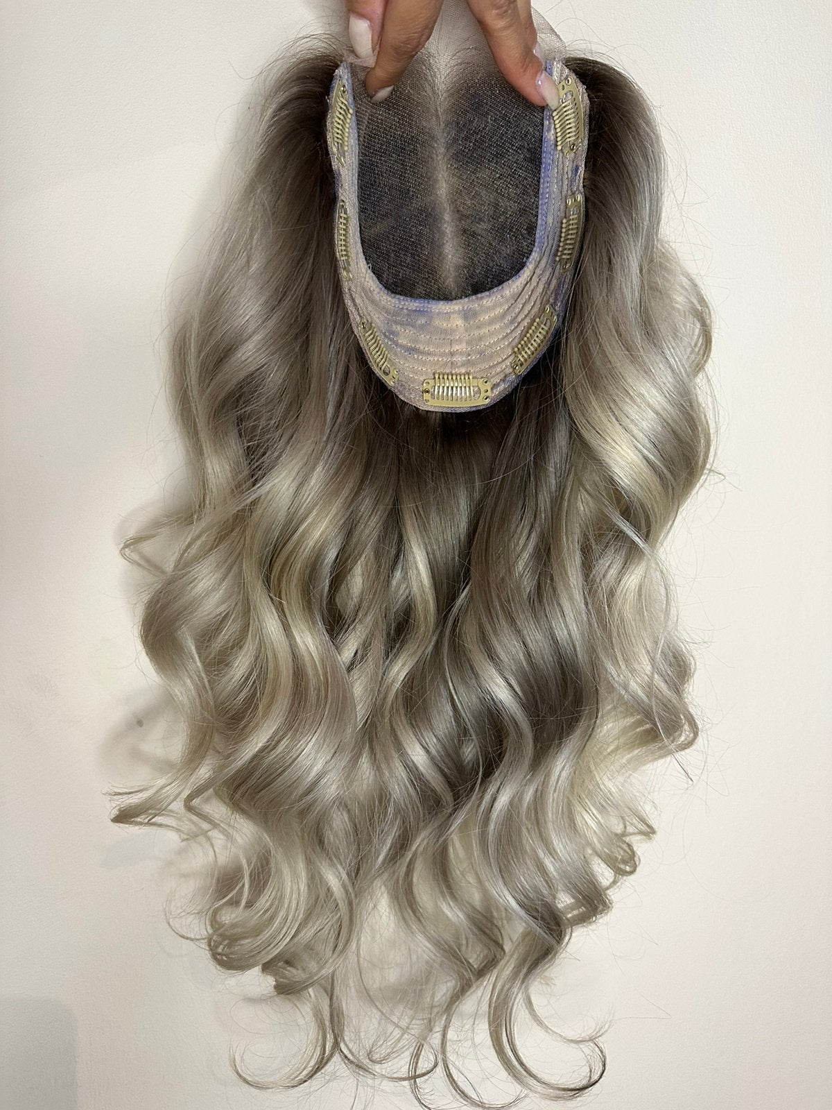 Haartopper full lace wig haarwerk pruik, Ophalen of Verzenden, Zo goed als nieuw, Pruik of Haarverlenging
