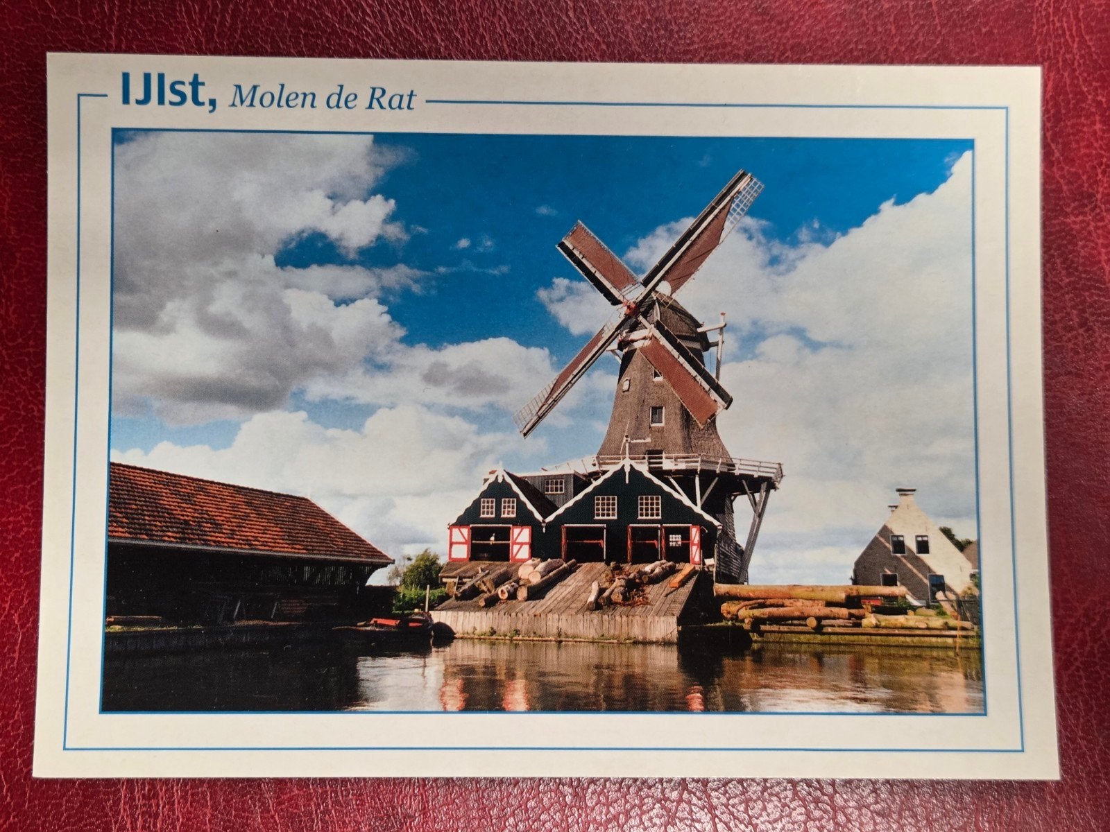 IJlst bij Sneek Molen de Rat, Ophalen of Verzenden, 1960 tot 1980, Friesland