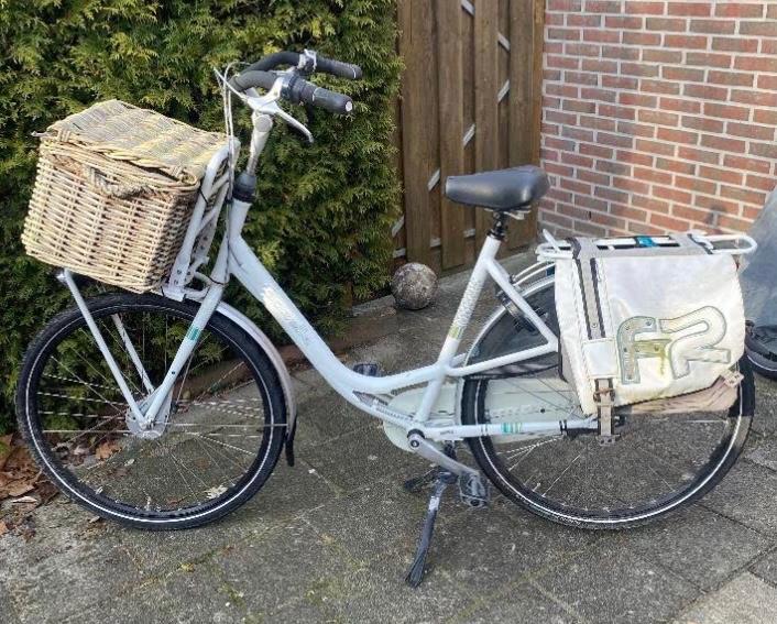 Moederfiets gazelle bloom met fietstas en boodschappenmand, Ophalen, 0 zitjes, Gazelle, Mandje
