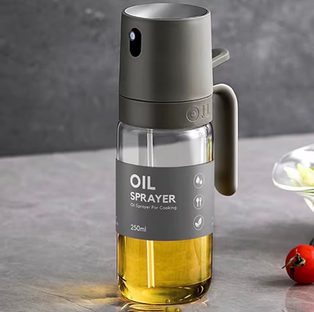 Olijfolie Spray Fles - Handige Olieverstuiver 250ml, Nieuw, Ophalen of Verzenden, Grijs, Overige merken