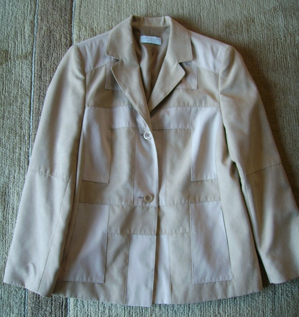 jas Pier Angelini maat M / 38, Kleding | Dames, Beige, Ophalen of Verzenden, Zo goed als nieuw, Maat 38/40 (M)