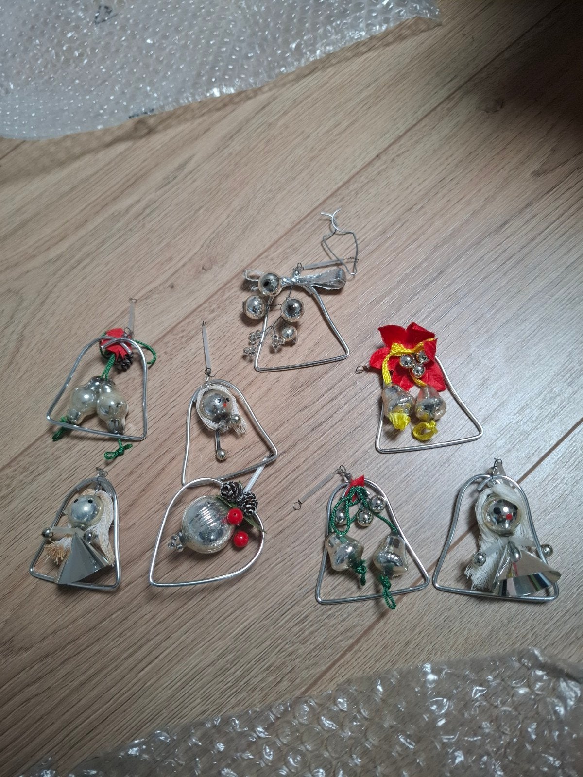 8 x gablonzer oude kerstversiering, Diversen, Ophalen, Gebruikt