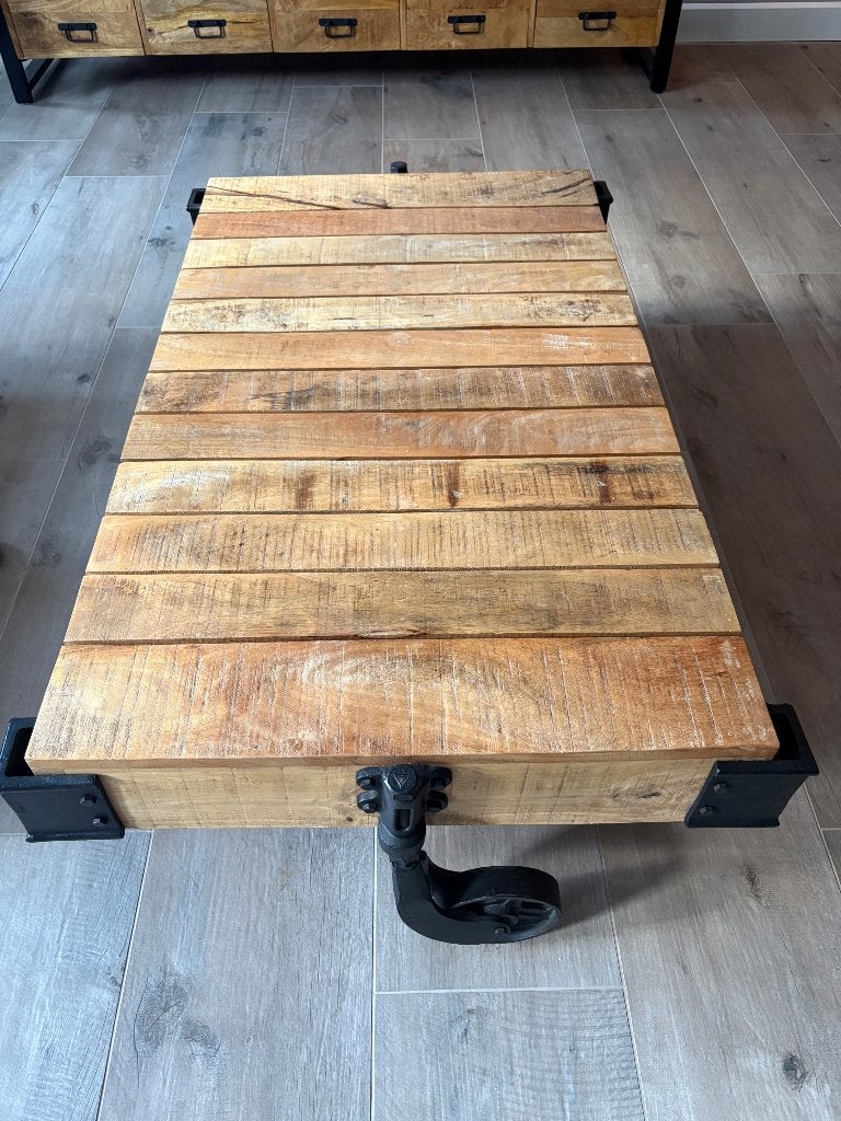 Salontafel railway, Huis en Inrichting, 100 tot 150 cm, 50 tot 100 cm, Zo goed als nieuw, Ophalen