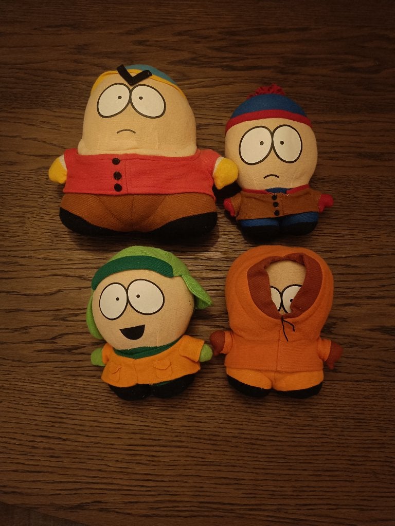 South Park knuffels vintage, Ophalen of Verzenden, Gebruikt, Overige typen, Klein (minder dan 20 cm)