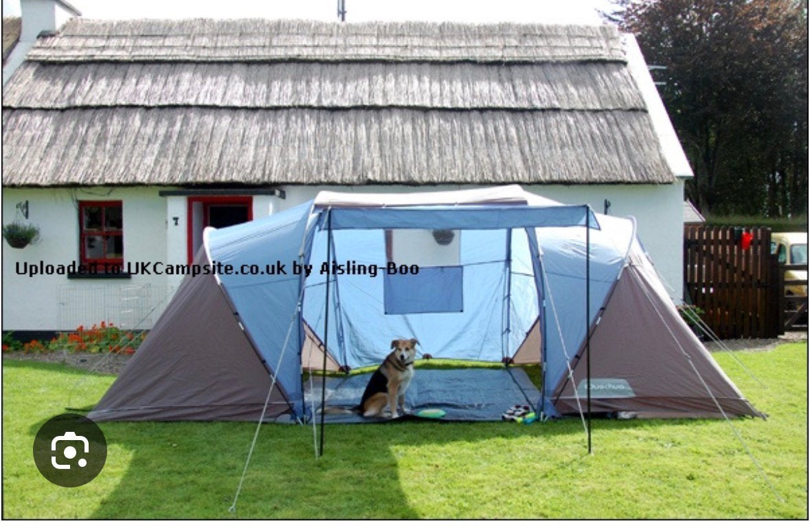 Quechua TX4 XL air tent 4 personen, Ophalen, Gebruikt, Tot en met 4