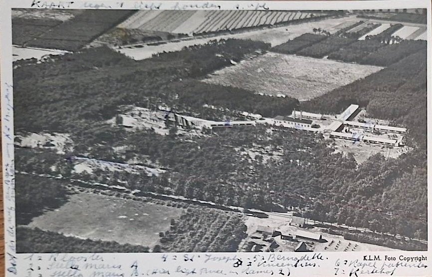 Rosmalen- Luchtopname Sanatorium Maria Ooord, Verzenden, 1940 tot 1960, Ongelopen, Noord-Brabant