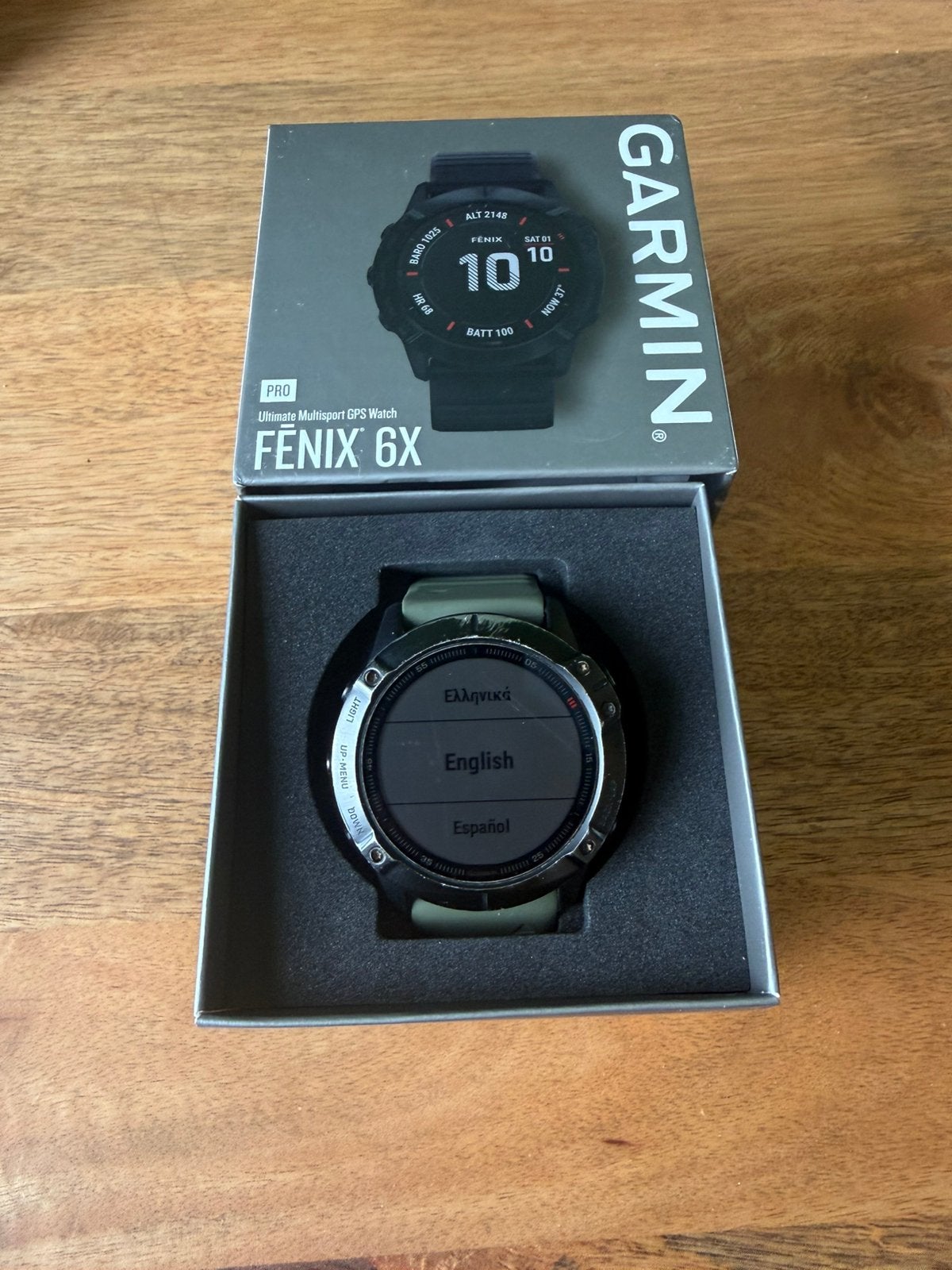 Garmin Fenix ​​6X Pro 51mm te koop, Ophalen of Verzenden, Zo goed als nieuw, Zwart, Android