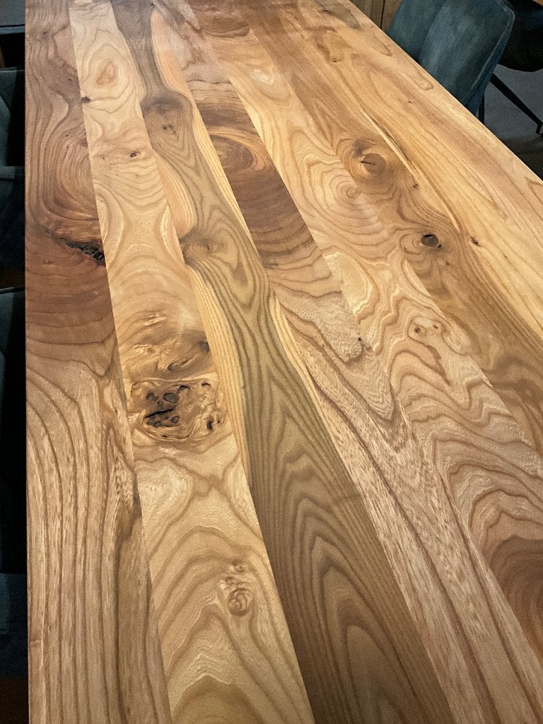 Nieuwe Iepen Houten Tafel, Rechthoekig, Nieuw, 200 cm of meer, 50 tot 100 cm