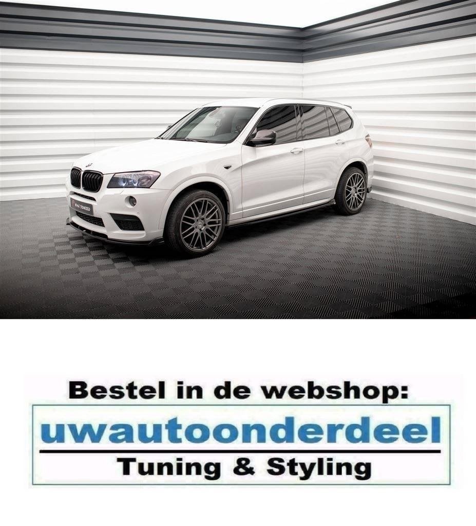 Maxton Design Spoiler Splitter Lip Bmw X3 F25 M Pack