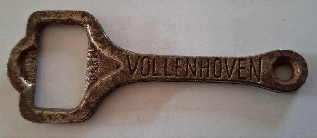 Opener ijzer  bier Vollenhoven Amsterdam, Ophalen of Verzenden, Gebruiksvoorwerp