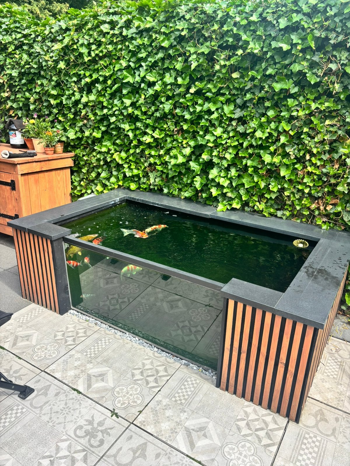 Stadsvijver quarantaine bak met raam (kweekbak), Tuin en Terras, Vijvers, Ophalen