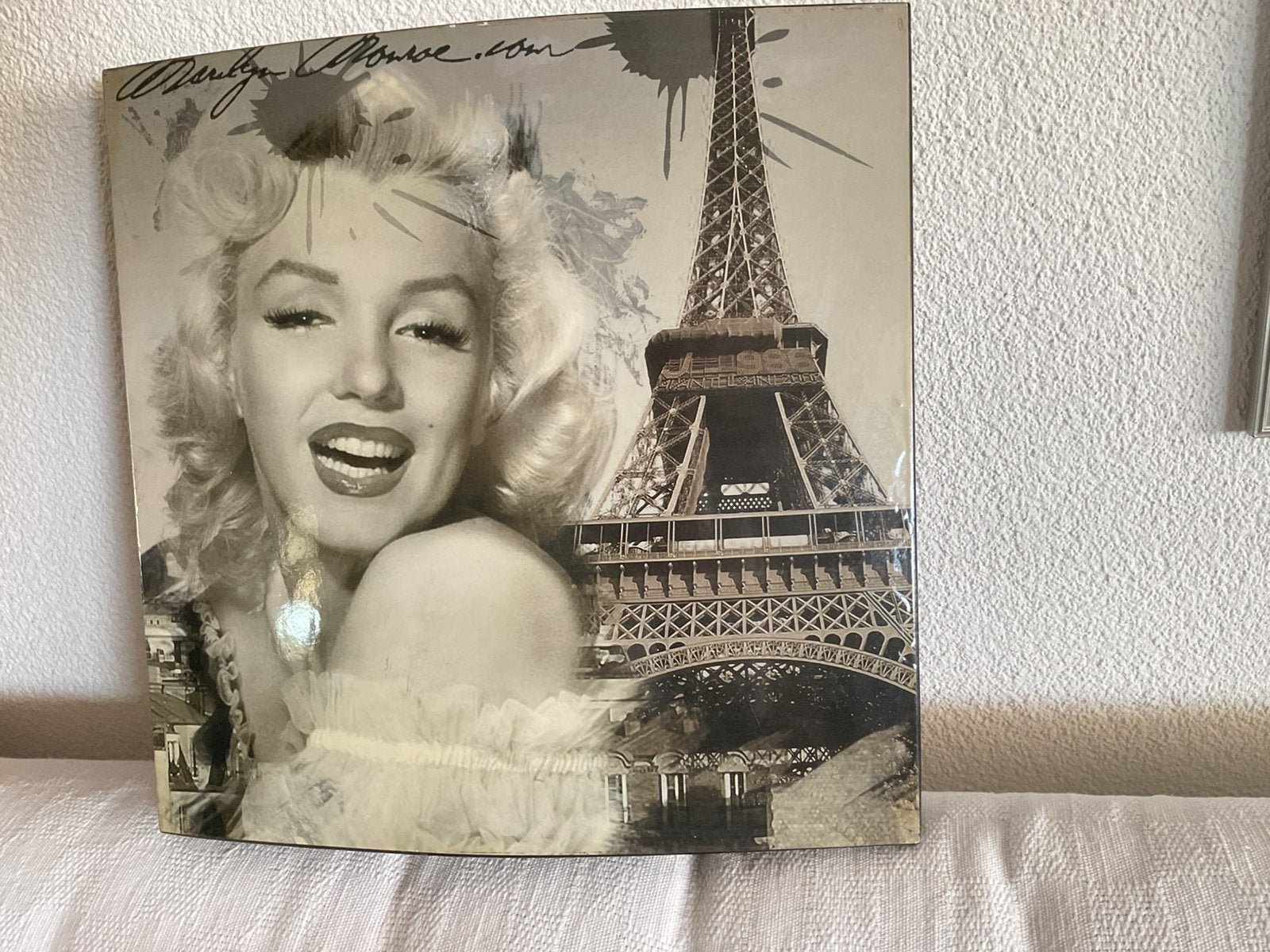 Marylin Monroe Schilderij 40x40 cm., Minder dan 50 cm, Gebruikt, Ophalen of Verzenden, Schilderij
