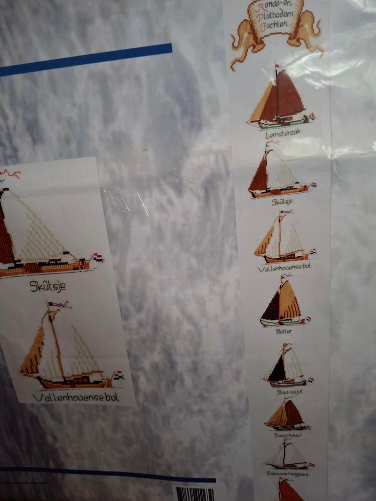 Schellekoord- scheepjes, Ophalen of Verzenden, Nieuw, Borduurpakket