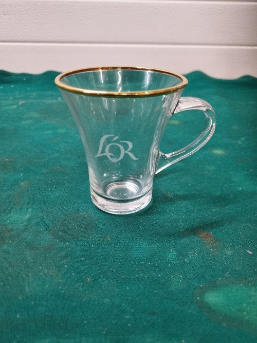 koffie kop lor glas 150ml, Ophalen of Verzenden