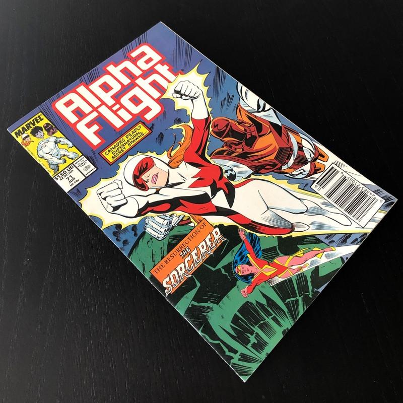 Alpha Flight Vol.1 #71 N (1989) NM- (9.2), Eén comic, Amerika, Marvel Comics, Nieuw