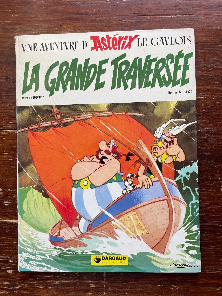 Goscinny / Uderzo Astérix La Grande Traversée 1975 1e dr HC, Boeken, Gelezen, Eén stripboek, Ophalen of Verzenden, Goscinny & Uderzo