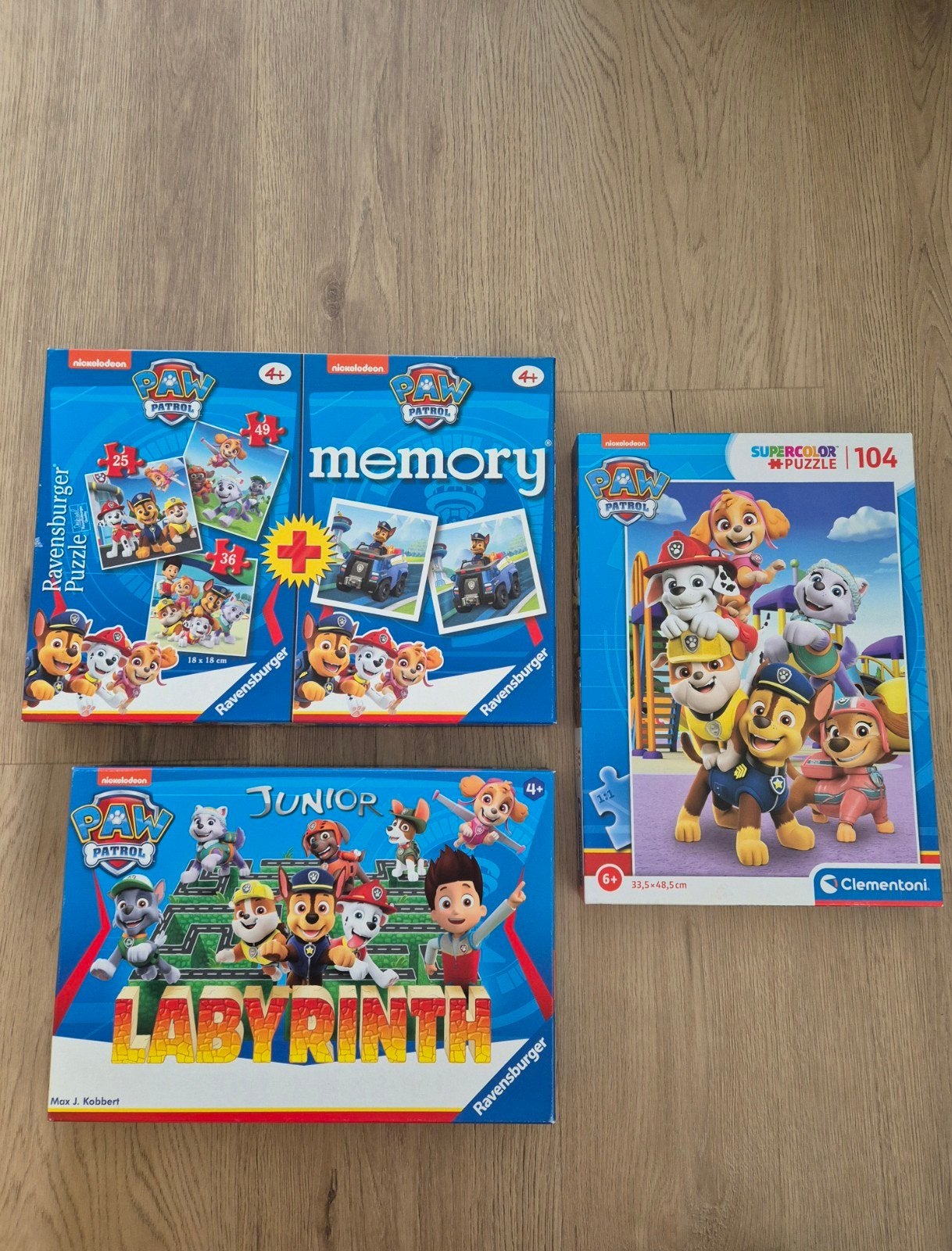 Paw Patrol spellen, Ophalen of Verzenden, 10 tot 50 stukjes, Zo goed als nieuw