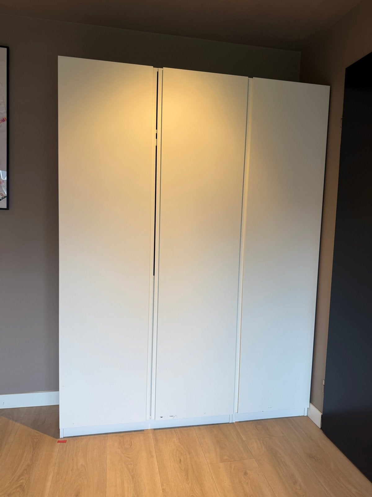 Witte IKEA Pax Kast - 150x201x38 cm met broekenrek en plank, Huis en Inrichting, Ophalen, Gebruikt, 100 tot 150 cm, 200 cm of meer