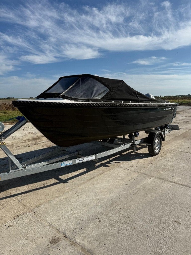 Admiral 470 sloep compleet met 15 PK motor en trailer, Watersport en Boten, Sloepen, Admiral, 15 pk, Rondzit, 5 m